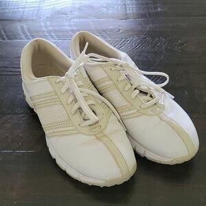 NIKE Golf Cleats Power Channel Athletic Lace Up Y2K 90s Size 10 White